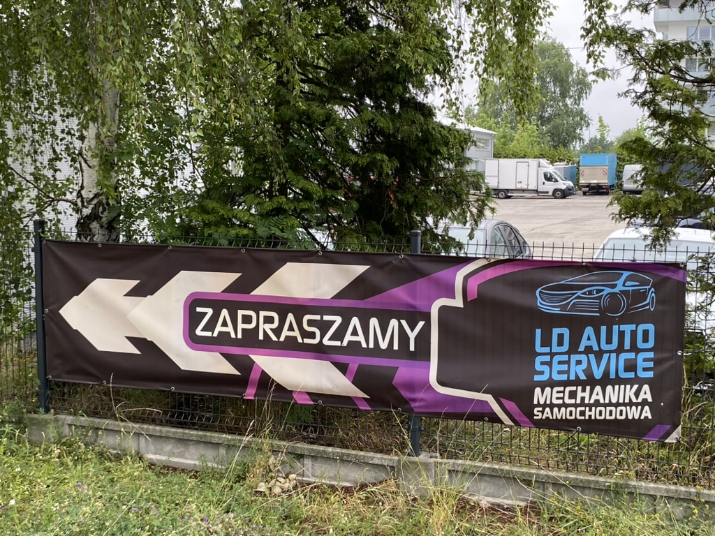 Baner LD Auto Service – mechanika samochodowa, Zielona Góra Baner Zapraszamy LD Auto Service – mechanika samochodowa w Zielonej Górze